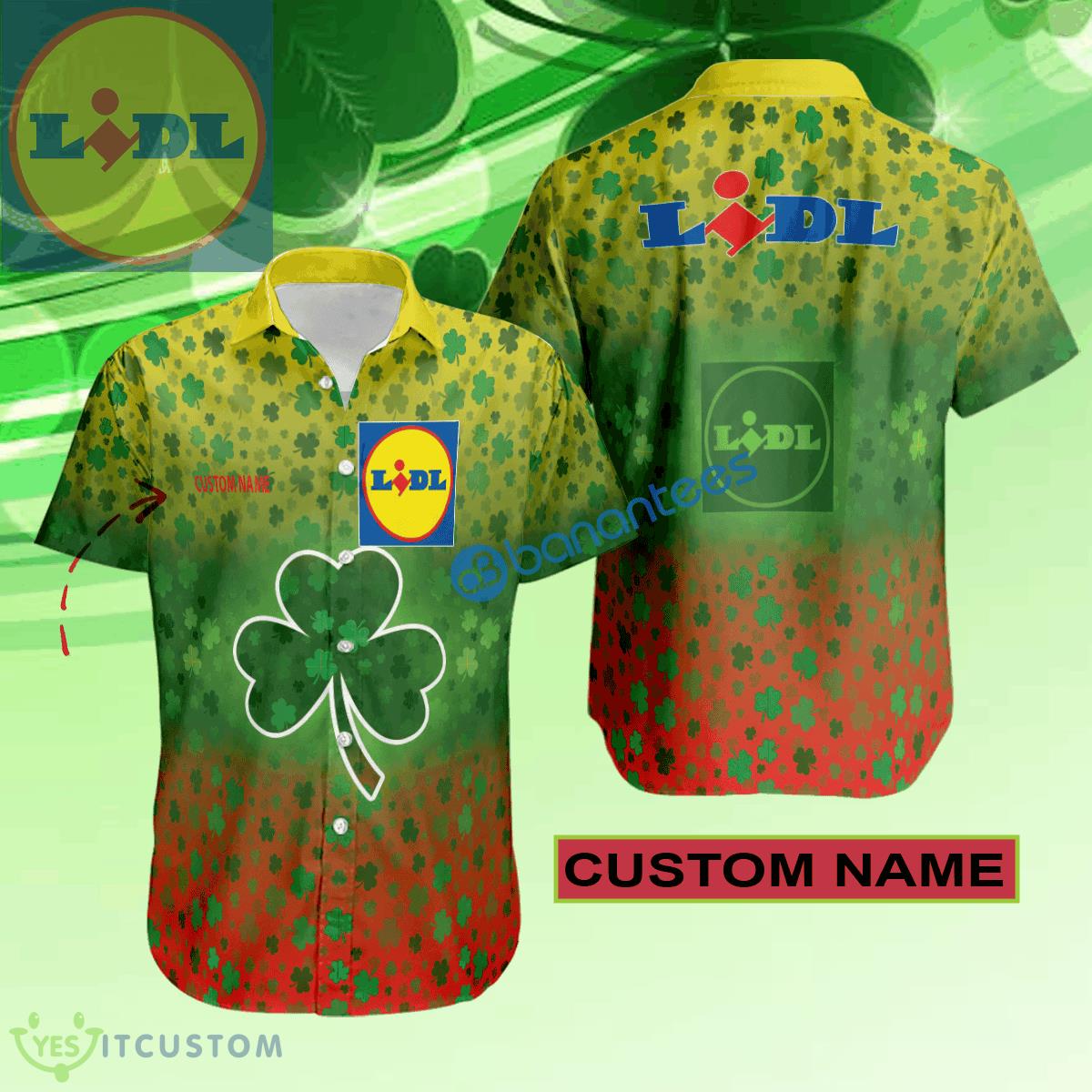 Lidl Hawaiian Shirt Logo Brand Design Patrick Day Custom Name 2 Lidl Hawaiian Shirt Logo Brand Design Patrick Day Custom Name - Lidl Hawaiian Shirt Logo Brand Design Patrick Day Custom Name