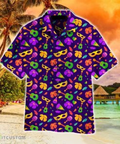 Mardi Gras Pattern Hawaiian Shirt Aloha For Men And Women - Mardi Gras Pattern Hawaiian Shirt Aloha For Men And Women_1