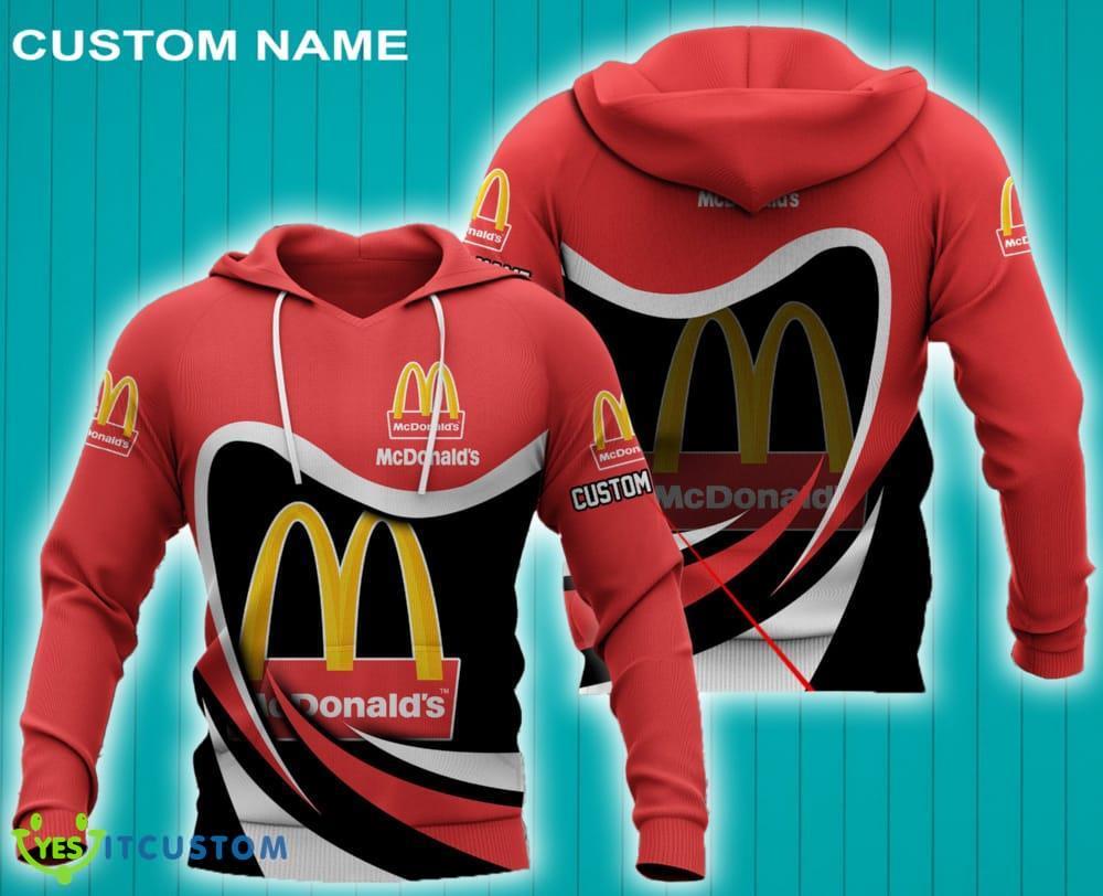 Mcdonald's Brand Logo Decorate 3D Hoodie All Over Printed Custom Name 6 mcdonalds brand logo decorate 3d hoodie all over printed custom name