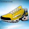 Michigan Wolverines Personalized NCAA Air Cushion Sports Shoes New Version Gift Sneakers - Michigan Wolverines Personalized NCAA Air Cushion Shoes_1