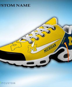 Michigan Wolverines Personalized NCAA Air Cushion Sports Shoes New Version Gift Sneakers - Michigan Wolverines Personalized NCAA Air Cushion Shoes_1