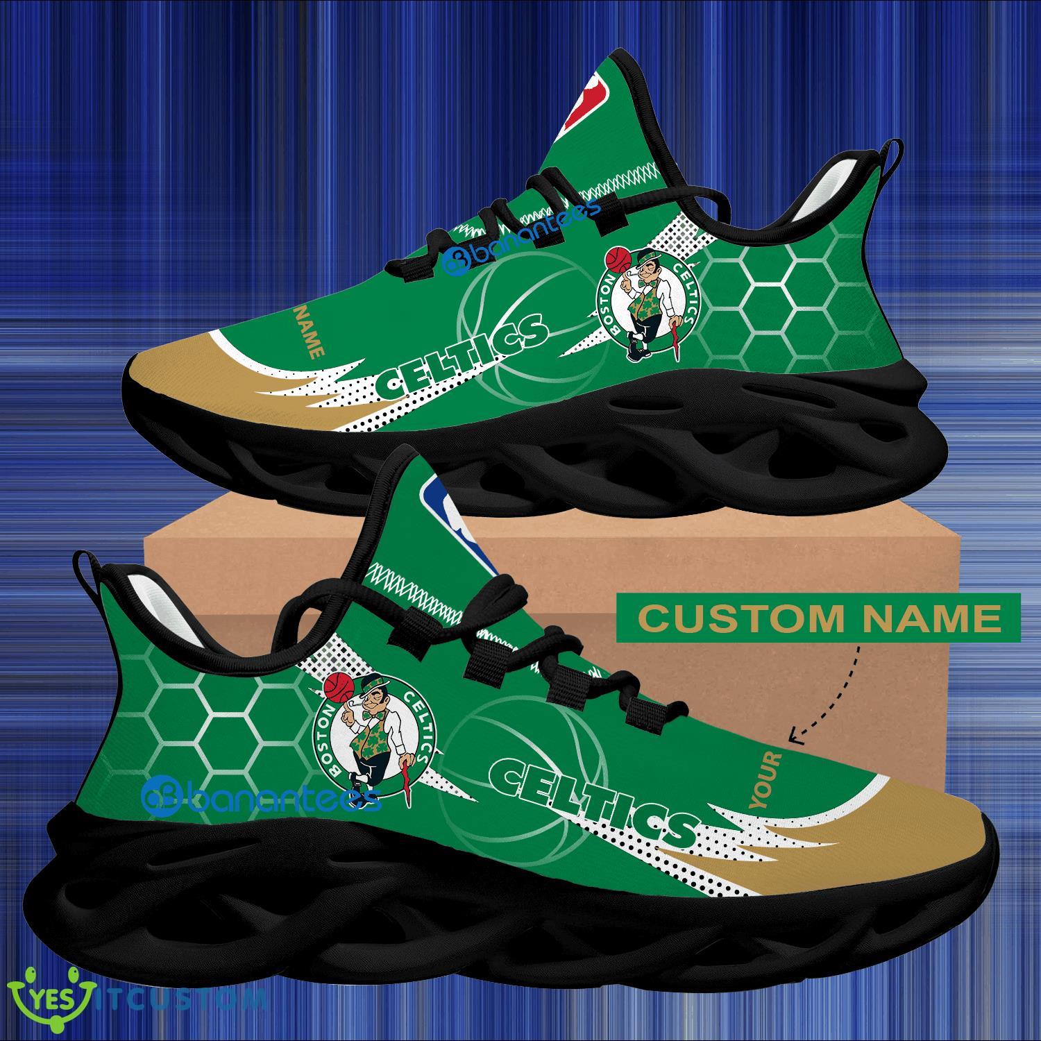 NBA Boston Celtics Hexagonal Pattern Chunky Sneaker Gift For Big Fans Max Soul Shoes Personalized 6 NBA Boston Celtics Hexagonal Pattern Chunky Sneaker Gift For Big Fans Max Soul Shoes Personalized - Personalized NBA Boston Celtics Hexagonal Pattern Max Soul Shoes Photo 2