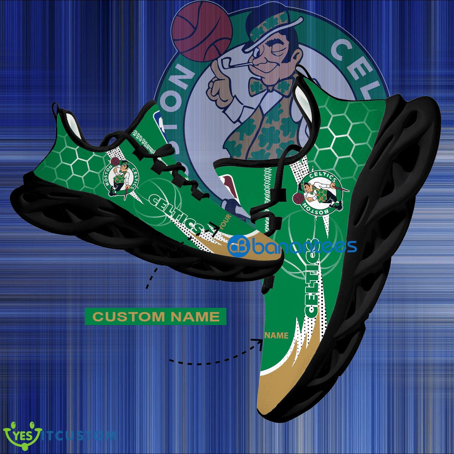 NBA Boston Celtics Hexagonal Pattern Chunky Sneaker Gift For Big Fans Max Soul Shoes Personalized 5 NBA Boston Celtics Hexagonal Pattern Chunky Sneaker Gift For Big Fans Max Soul Shoes Personalized - Personalized NBA Boston Celtics Hexagonal Pattern Max Soul Shoes Photo 1