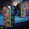 NBA Utah Jazz Hibiscus Flower Patricks Day Hawaiian Shirt For Beach - NBA Utah Jazz Hibiscus Flower Patricks Day Hawaiian Shirt For Beach