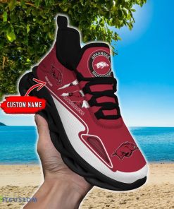 NCAA Arkansas Razorbacks Max Soul Shoes For Fans Sports Sneakers Gift Men Women Fans Custom Name - NCAA Arkansas Razorbacks Max Soul Shoes Personalized_2