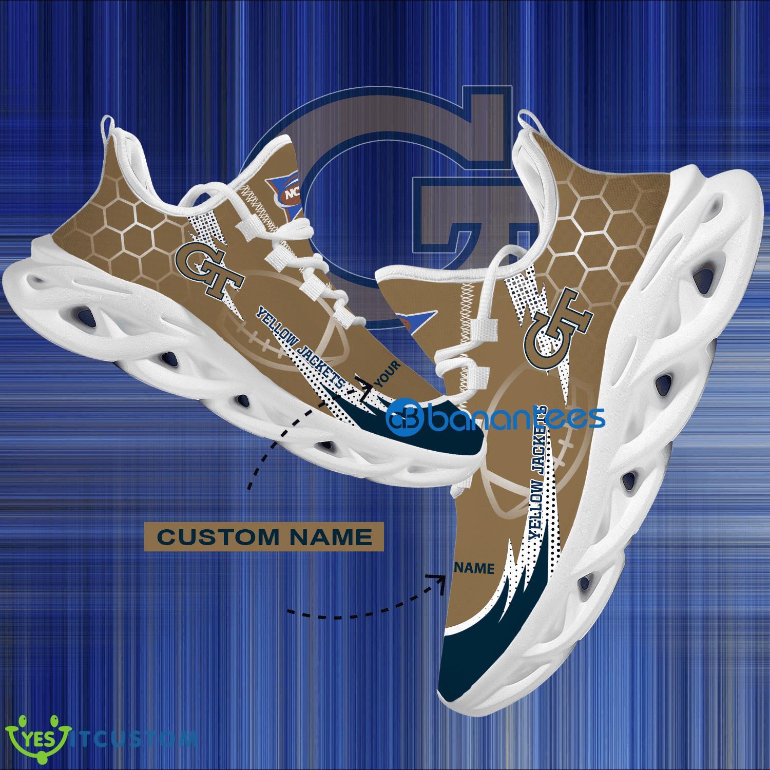 NCAA Georgia Tech Yellow Jackets Hexagonal Pattern Chunky Sneaker Gift For Big Fans Max Soul Shoes Personalized 5 NCAA Georgia Tech Yellow Jackets Hexagonal Pattern Chunky Sneaker Gift For Big Fans Max Soul Shoes Personalized - Personalized NCAA Georgia Tech Yellow Jackets Hexagonal Pattern Max Soul Shoes Photo 1