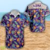 NCAA LSU Tigers Heart Pattern Hawaiian Shirt Valentines Day Custom Name - NCAA LSU Tigers Heart Pattern Hawaiian Shirt Valentines Day Custom Name