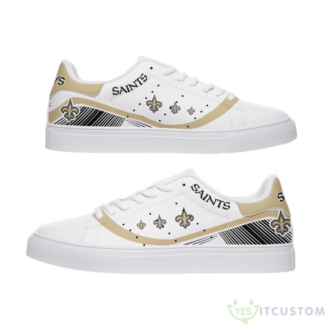 New Orleans Saints Men's And Women's Skate Shoes 3 new orleans saints mens and womens skate shoes