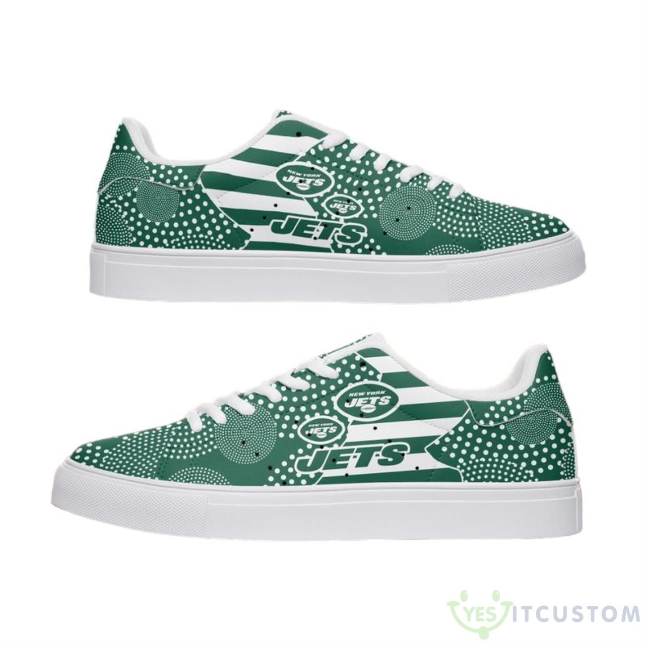 New York Jets Aboriginal Pattern Skate Shoes 3 New York Jets Aboriginal Pattern Skate Shoes Product Photo 1