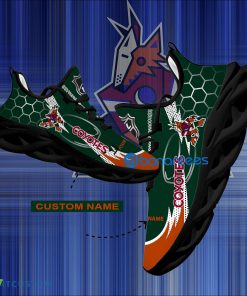 NHL Arizona Coyotes Hexagonal Pattern Chunky Sneaker Gift For Big Fans Max Soul Shoes Personalized - Personalized NHL Arizona Coyotes Hexagonal Pattern Max Soul Shoes Photo 1