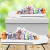 Nurse Life Style Funny Gift Canvas Low Top Shoes Product Photo 1