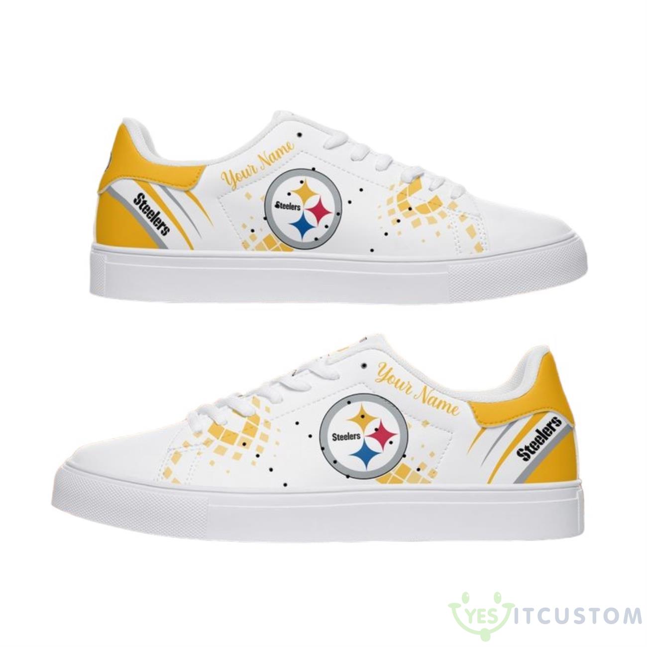 Pittsburgh Steelers Men's And Women's Personalized Skate Shoes 3 pittsburgh steelers mens and womens personalized skate shoes