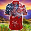San Francisco 49ers NFL Flower Hawaiian Shirt Independence Day Gift For Fans Football Shirts Product Photo 1
