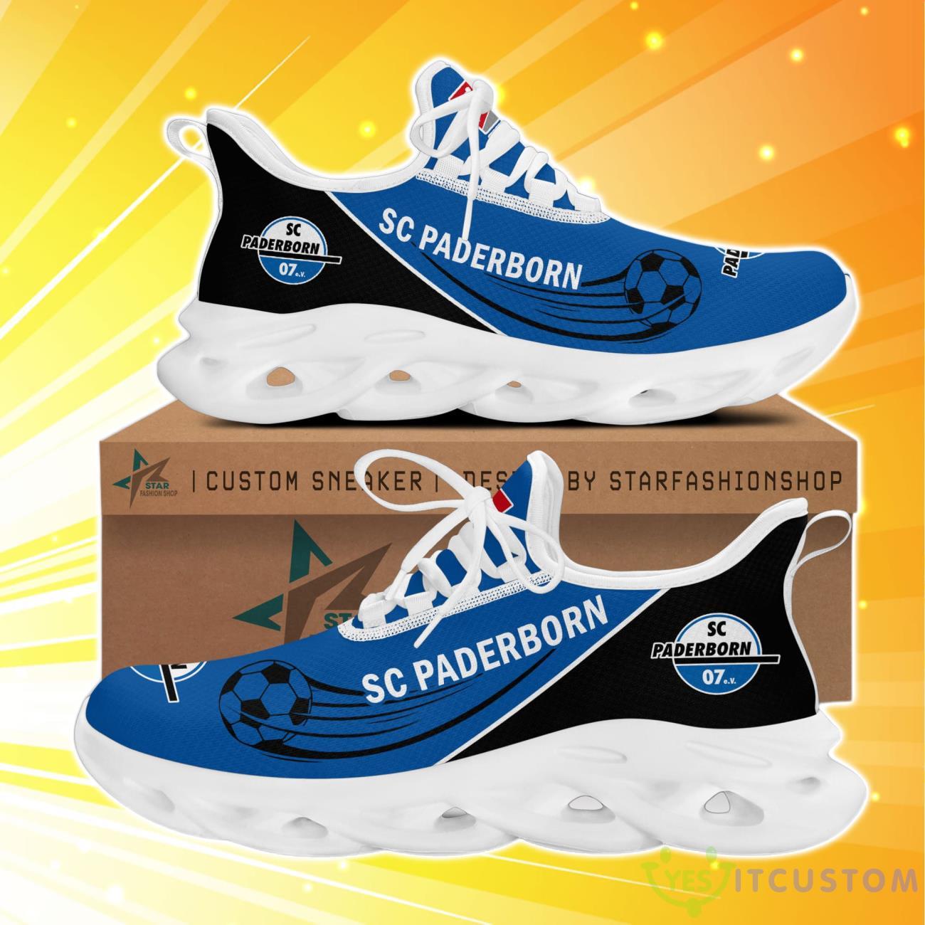 SC Paderborn 3D Design Max Soul Shoes For Special Fans 2 SC Paderborn 3D Design Max Soul Shoes For Special Fans Product Photo 2