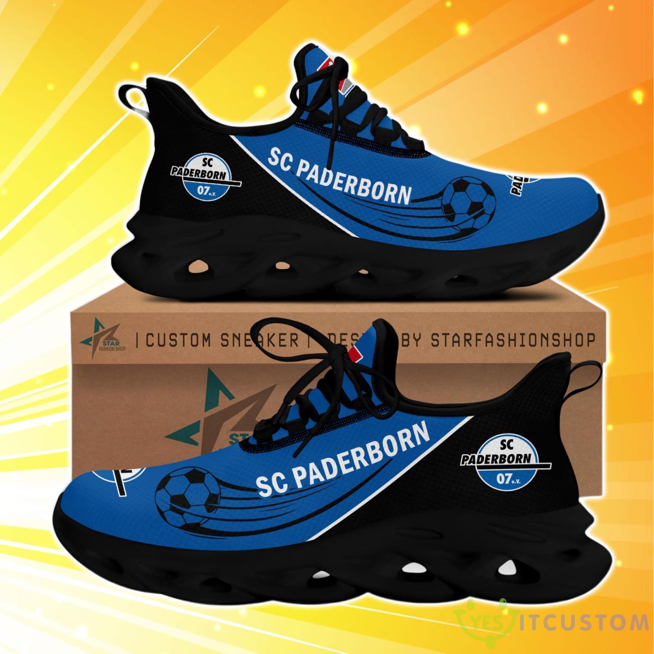 SC Paderborn 3D Design Max Soul Shoes For Special Fans 4 SC Paderborn 3D Design Max Soul Shoes For Special Fans Product Photo 4