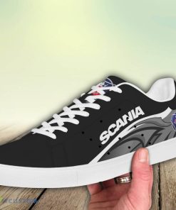 Scania TNTHL Embrace Stanmith Skate Shoes Truck Fans Gift Men And Women Sneakers - Scania TNT-HL ST Smith Shoes Ver 2 (Grey)_2