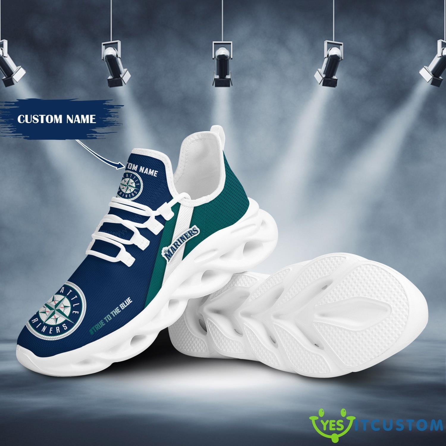 Seattle Mariners Custom Personalized Max Soul Sneakers Running Sports Shoes 3 Seattle Mariners Custom Personalized Max Soul Sneakers Running Sports Shoes Product Photo 3