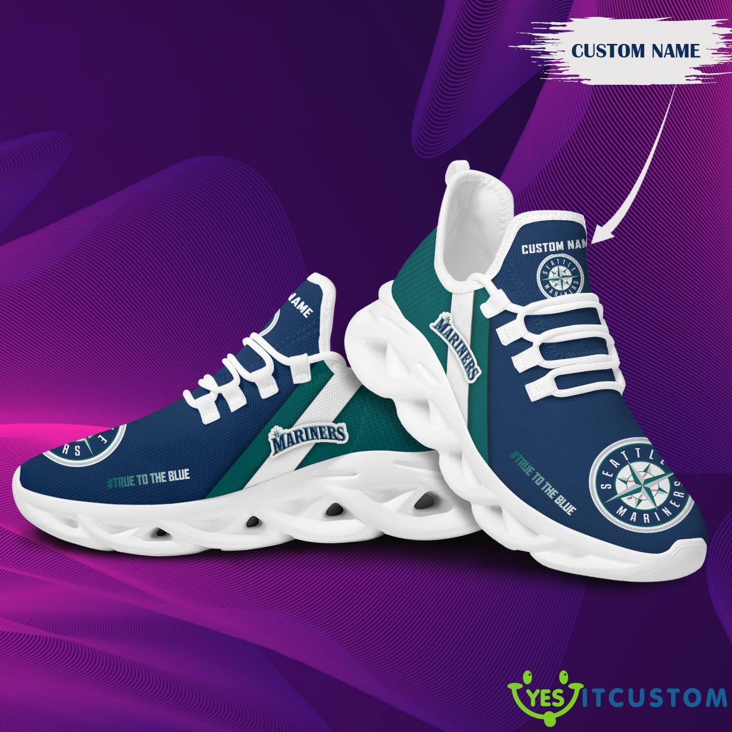 Seattle Mariners Custom Personalized Max Soul Sneakers Running Sports Shoes 12 Seattle Mariners Custom Personalized Max Soul Sneakers Running Sports Shoes Product Photo 4