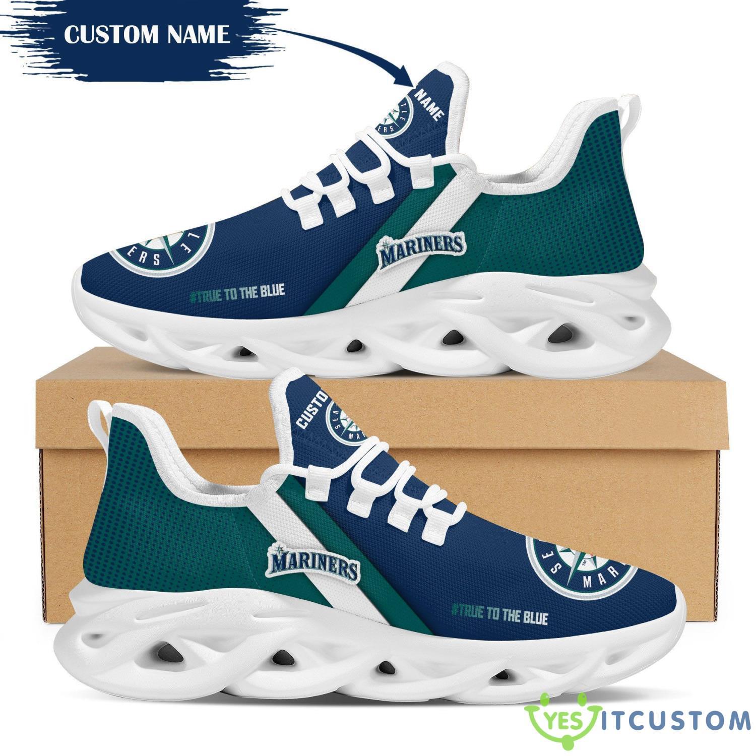 Seattle Mariners Custom Personalized Max Soul Sneakers Running Sports Shoes 11 Seattle Mariners Custom Personalized Max Soul Sneakers Running Sports Shoes Product Photo 1
