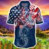 Seattle Mariners MLB Flower Hawaiian Shirt Independence Day Gift For Fans Football Shirts Product Photo 1