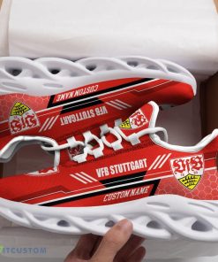 Stuttgart Logo Custom Name Pattern 3D Spors Shoes New For Fans Gift Chunky Sneakers - Stuttgart Logo Custom Name Pattern 3D Max Soul Sneaker Shoes_1