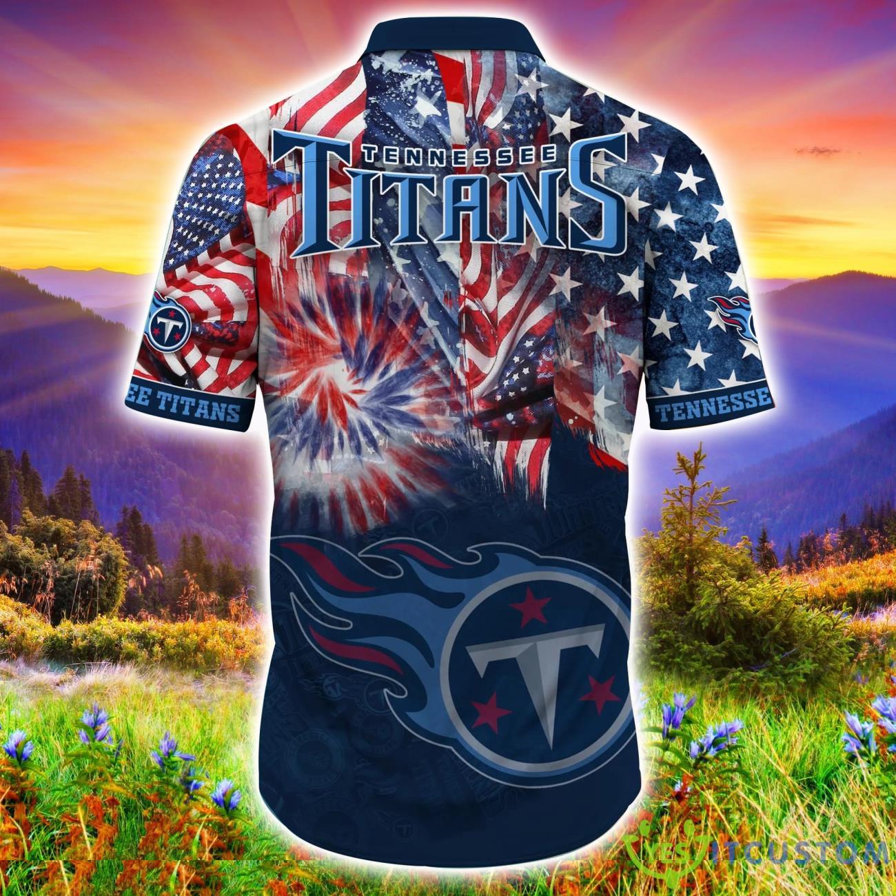 Tennessee Titans NFL Flower Hawaiian Shirt Independence Day Gift For Fans Football Shirts 5 Tennessee Titans NFL Flower Hawaiian Shirt Independence Day Gift For Fans Football Shirts Product Photo 2