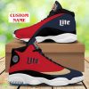 The Basic Miller Lite Logo Pattern Air Jordan 13 Shoes Sneakers Product Photo 1