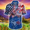 Toronto Blue Jays MLB Flower Hawaiian Shirt Independence Day Gift For Fans Football Shirts Product Photo 1
