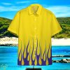 3D Yellow Hot Rod Blue Flame With Skull Custom Hawaiian Shirt Style Gift For Men And Women Product Photo 1