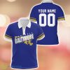 Baltimore Football Lover Team 3D Polo Shirt Custom Name And Number Gift For Father's Day Product Photo 1