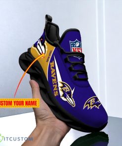 Baltimore Ravens Custom Name Luxury Max Soul Shoes For Men Women Product Photo 1