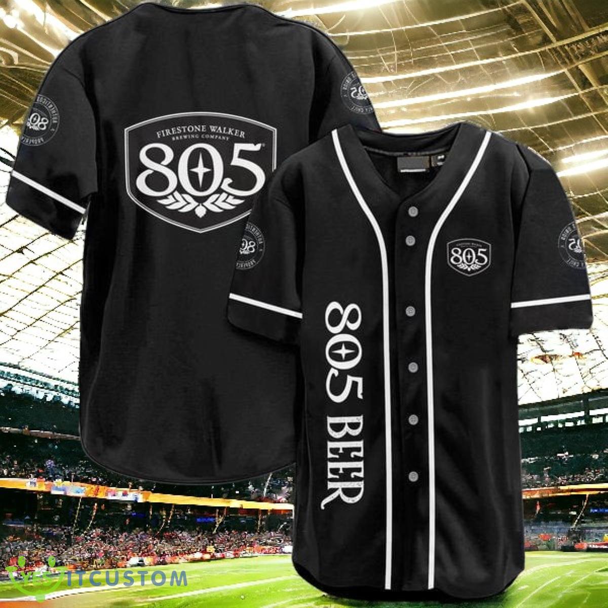 Black 805 Beer Jersey Baseball Shirt Impressive Gift 3 Black 805 Beer Jersey Baseball Shirt Impressive Gift Product Photo 1