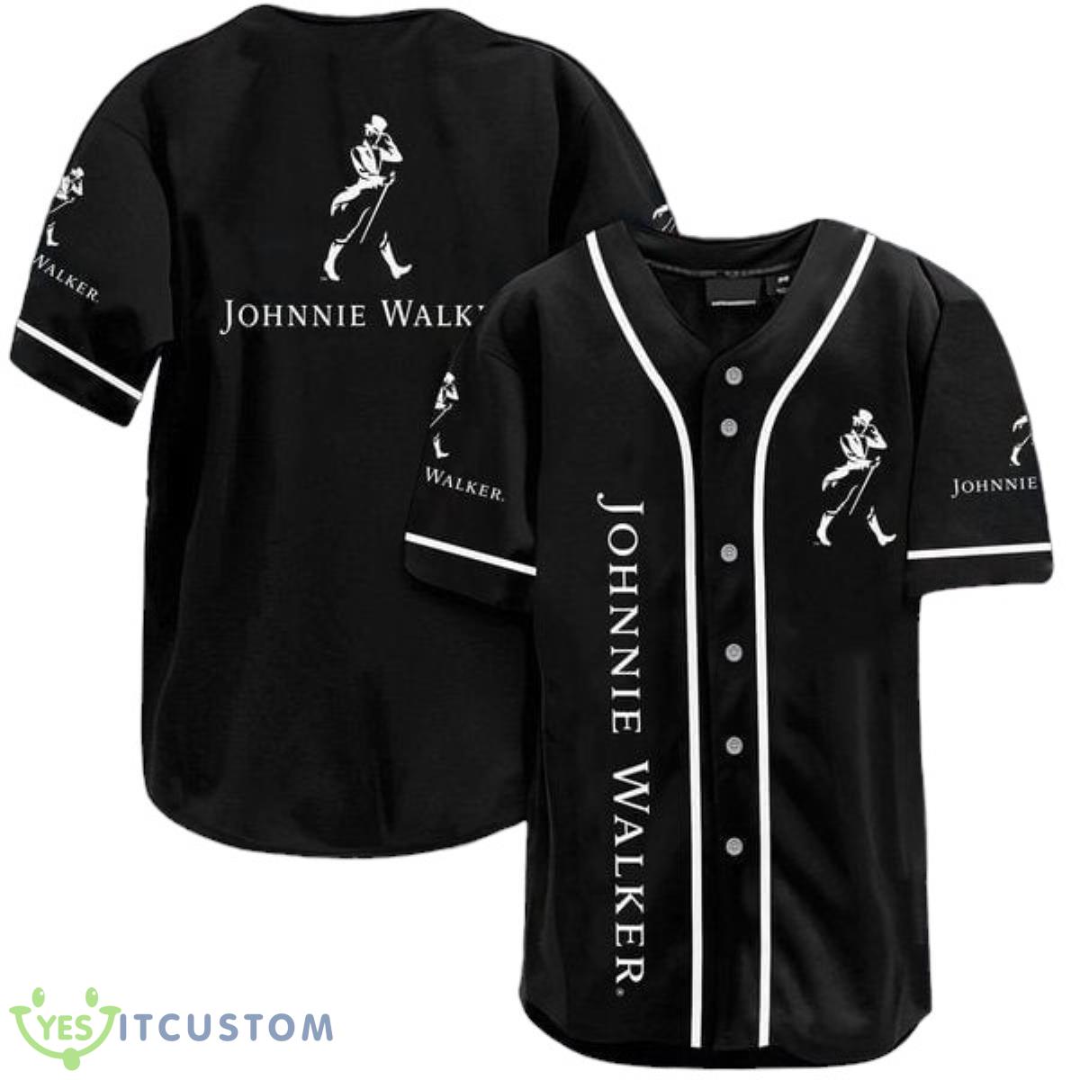 Black Johnnie Walker Jersey Baseball Shirt Impressive Gift 3 Black Johnnie Walker Jersey Baseball Shirt Impressive Gift Product Photo 1