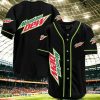 Black Mountain Dew Jersey Baseball Shirt Impressive Gift Product Photo 1