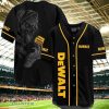 Black Skull Dewalt Jersey Baseball Shirt Impressive Gift Product Photo 1