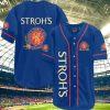 Blue Stroh's Brewery Jersey Baseball Shirt Impressive Gift Product Photo 1