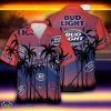 Bud Light Gradient Blue And Red Hawaiian Shirt Style Gift For Men And Women Product Photo 1