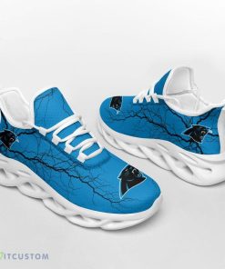 Carolina Panthers Lightning Pattern Max Soul Shoes Elevate Running Sneakers - Carolina Panthers Lightning Pattern Max Soul Shoes_3
