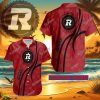 CFL Ottawa RedBlacks Hawaiian Shirt Design Gift Fans Summer Holidays Custom Name - CFL Ottawa RedBlacks Hawaiian Shirt Design Gift Fans Summer Holidays Custom Name