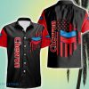 CHEVRON Logo Brand Collar Hawaiian Shirt Summer Beach - CHEVRON Logo Brand Collar Hawaiian Shirt Summer Beach