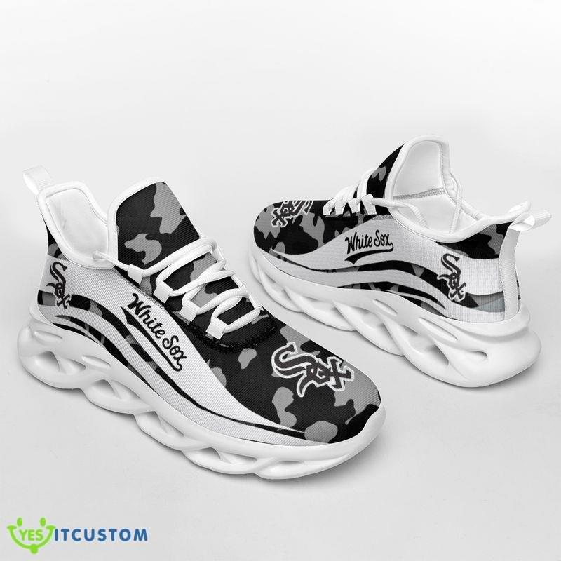 Chicago White Sox Camo Pattern Max Soul Shoes Runway Chunky Sneakers 4 Chicago White Sox Camo Pattern Max Soul Shoes Runway Chunky Sneakers - Chicago White Sox Camo Pattern Max Soul Shoes_3