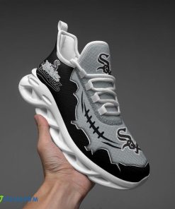 Chicago White Sox Max Soul Shoes Comfort Running Sneakers - Chicago White Sox Max Soul Shoes_1