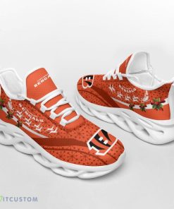 Cincinnati Bengals Christmas Pattern Max Soul Shoes Identifier Chunky Sneakers - Cincinnati Bengals Christmas Pattern Max Soul Shoes_1