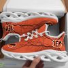 Cincinnati Bengals Lightning Pattern Max Soul Shoes Mark Chunky Sneakers - Cincinnati Bengals Lightning Pattern Max Soul Shoes_1