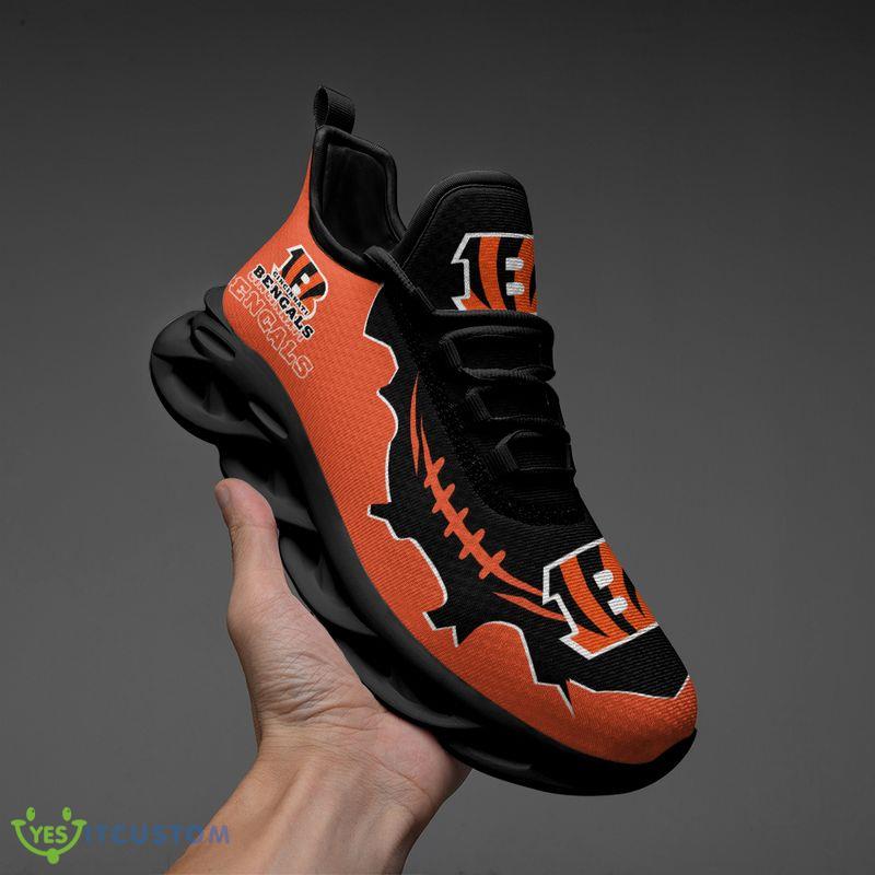 Cincinnati Bengals Max Soul Shoes Visual Running Sneakers 10 Cincinnati Bengals Max Soul Shoes Visual Running Sneakers - Cincinnati Bengals Max Soul Shoes_10