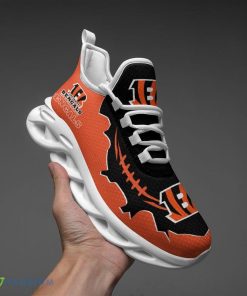 Cincinnati Bengals Max Soul Shoes Visual Running Sneakers - Cincinnati Bengals Max Soul Shoes_1