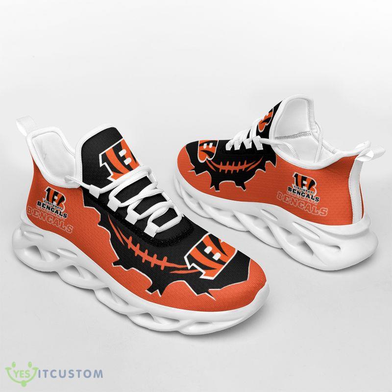 Cincinnati Bengals Max Soul Shoes Visual Running Sneakers 4 Cincinnati Bengals Max Soul Shoes Visual Running Sneakers - Cincinnati Bengals Max Soul Shoes_3