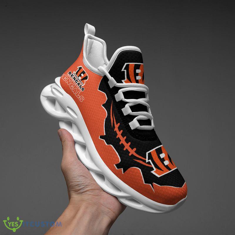 Cincinnati Bengals Max Soul Shoes Visual Running Sneakers 9 Cincinnati Bengals Max Soul Shoes Visual Running Sneakers - Cincinnati Bengals Max Soul Shoes_1