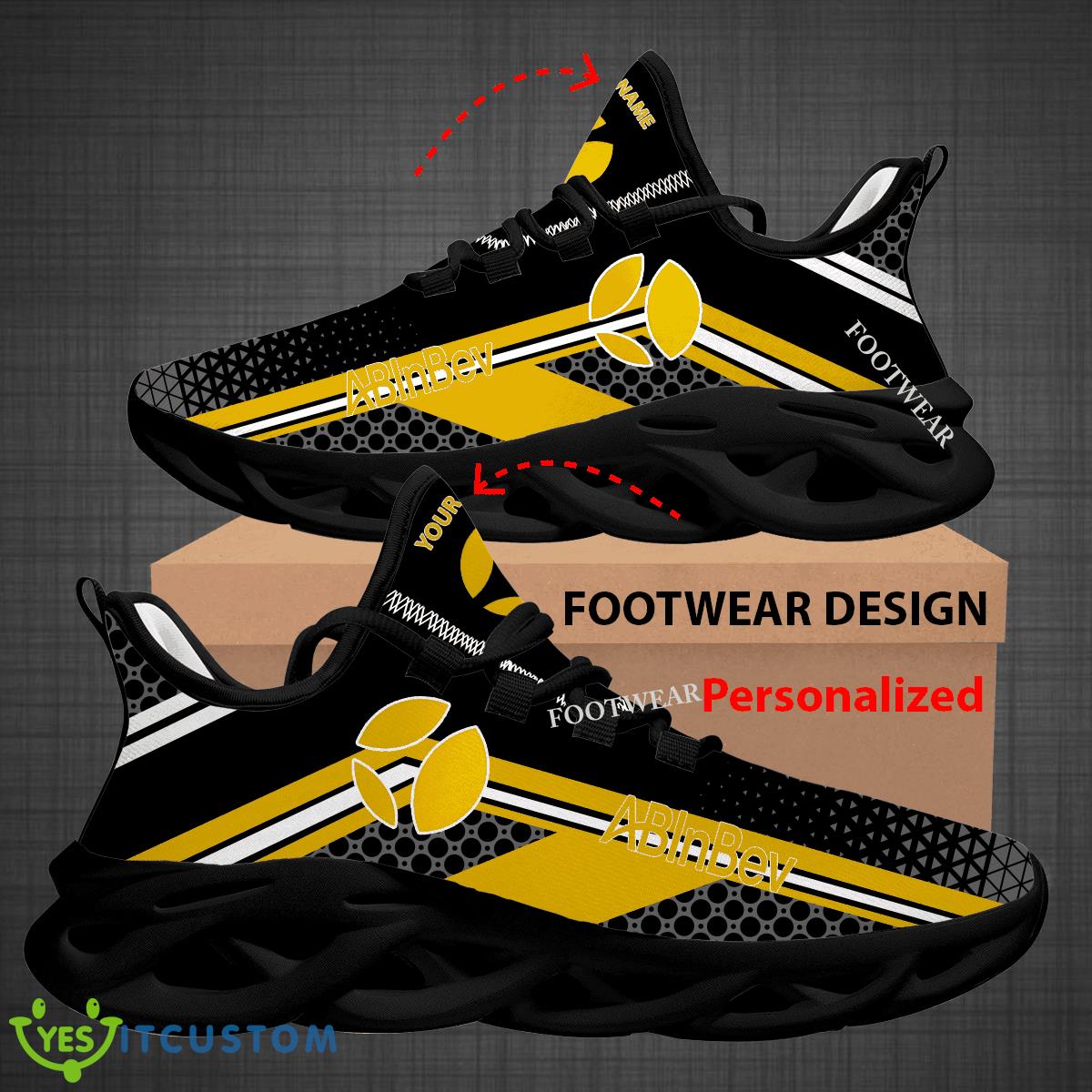 Custom Name ABinbev Logo Max Soul Shoes For Big Fans Runing Sneakers Gift 6 Custom Name ABinbev Logo Max Soul Shoes For Big Fans Runing Sneakers Gift - ABinbev Logo Personalized Chunky Shoes Photo 2