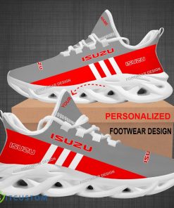 Custom Name Car Racing Isuzu Logo New Style Max Soul Shoes For Big Fans Runing Sneakers Gift - Car Racing Isuzu Logo New Style Chunky Shoes Photo 2